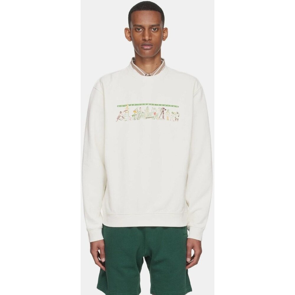 Palmes Scenery Sweatshirt Size S Mens Off-White $175